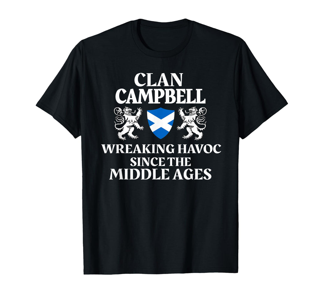 Campbell Scottish Family Clan Scotland T-Shirt - Unique Graphic for Adults - T-Shirt, Sweatshirt, Hoodie