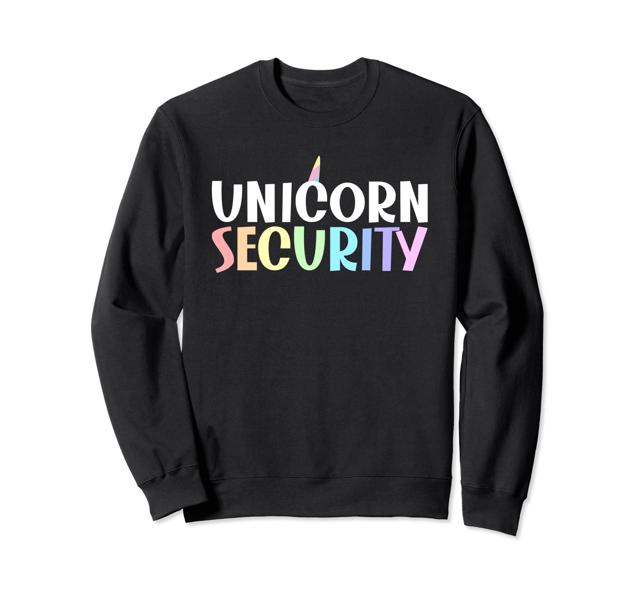 Unicorn Security Dad Brother Sweatshirt - Custom Art Print for Adults - T-Shirt, Sweatshirt, Hoodie