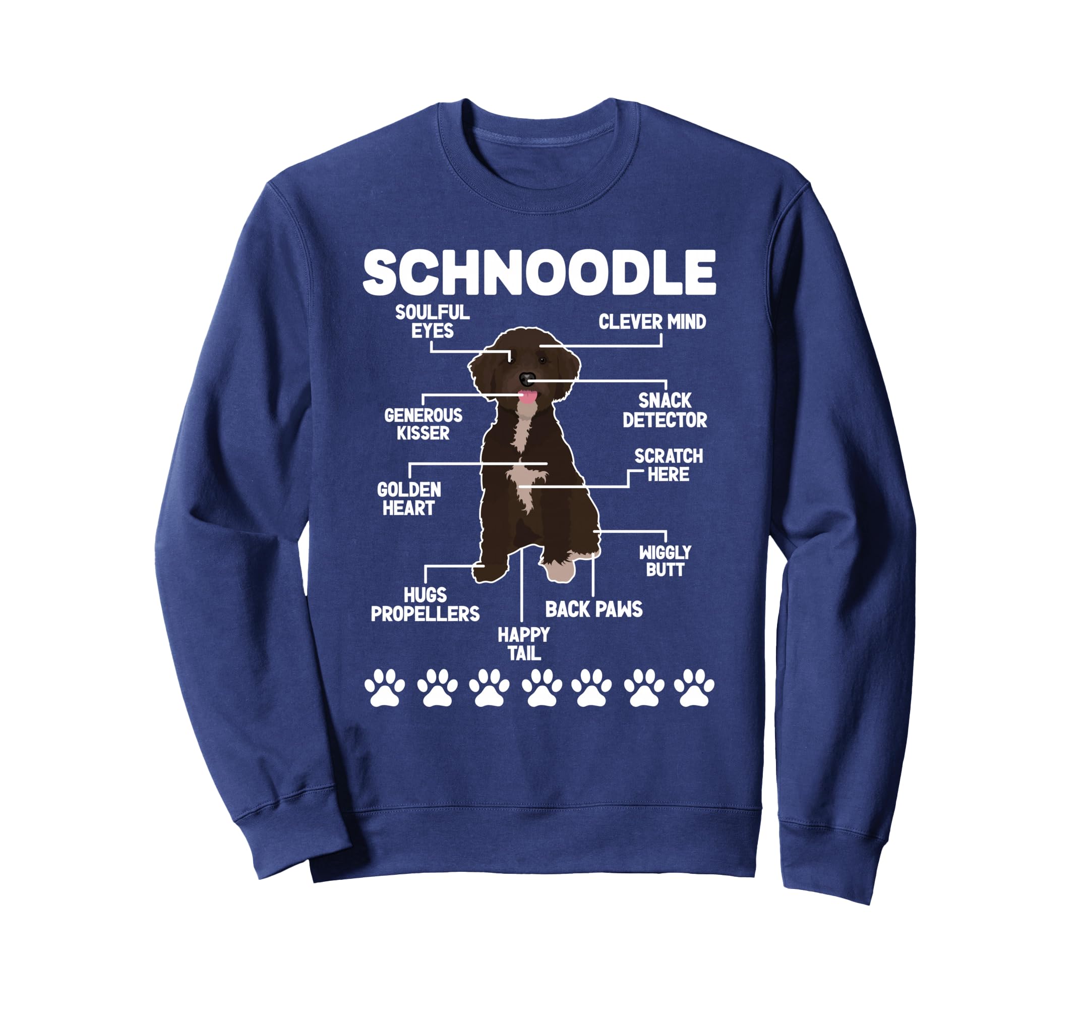 Schnoodle Mom Schnoodle Dad Sweatshirt - Casual Everyday Wear for Adults - T-Shirt, Sweatshirt, Hoodie
