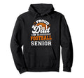 Proud Dad Football Senior 2023 Graduate Hoodie - Graphic Print for Adults - T-Shirt, Sweatshirt, Hoodie