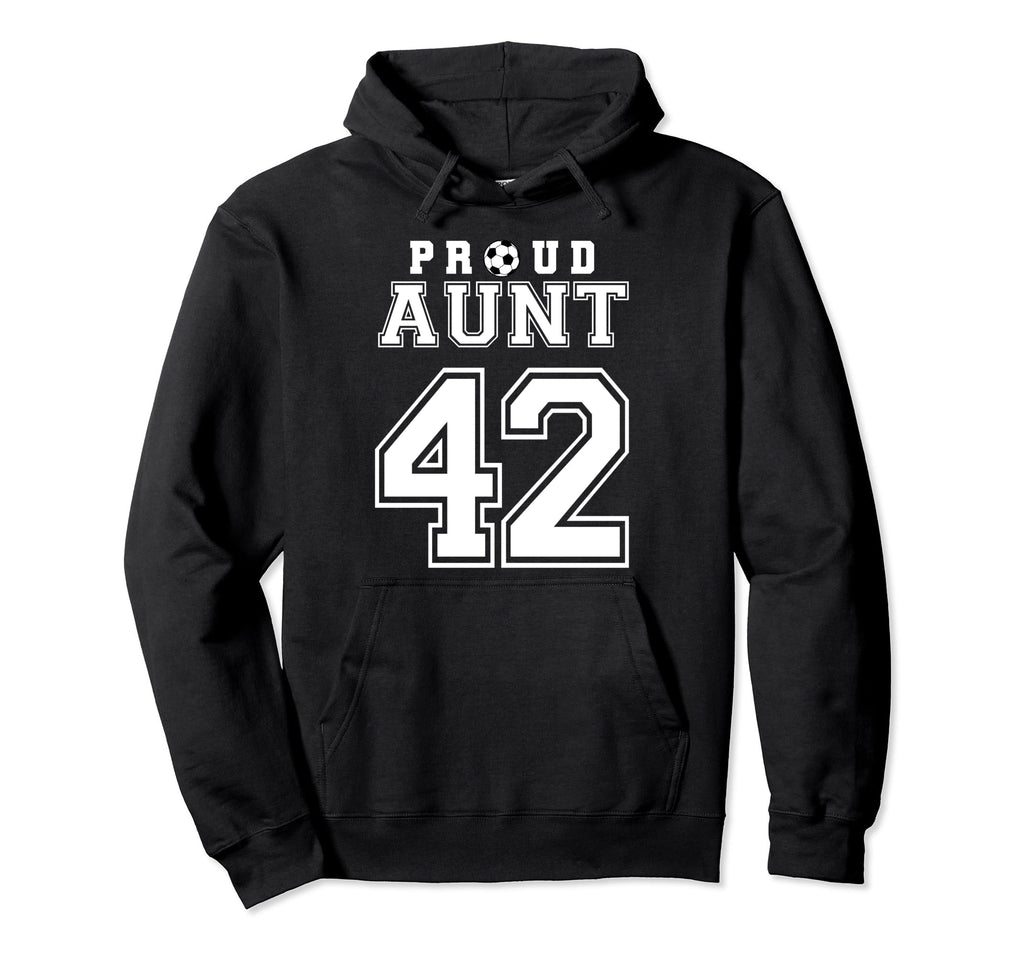 Number 42 Custom Proud Soccer Hoodie - Casual Everyday Wear Men Women - T-Shirt, Sweatshirt, Hoodie
