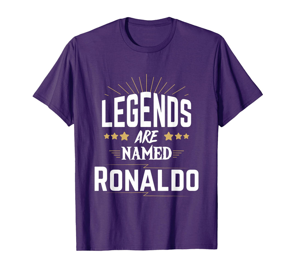Ronaldo Name Legends Are Named Ronaldo Hoodie - Minimalist Print for Adults - T-Shirt, Sweatshirt, Hoodie