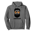 Basketball Dad Beard And Sunglasses Hoodie - Graphic Print Men Women - T-Shirt, Sweatshirt, Hoodie