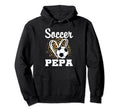Soccer Pepa Leopard Heart Matching Hoodie - Custom Art Print Men Women - T-Shirt, Sweatshirt, Hoodie