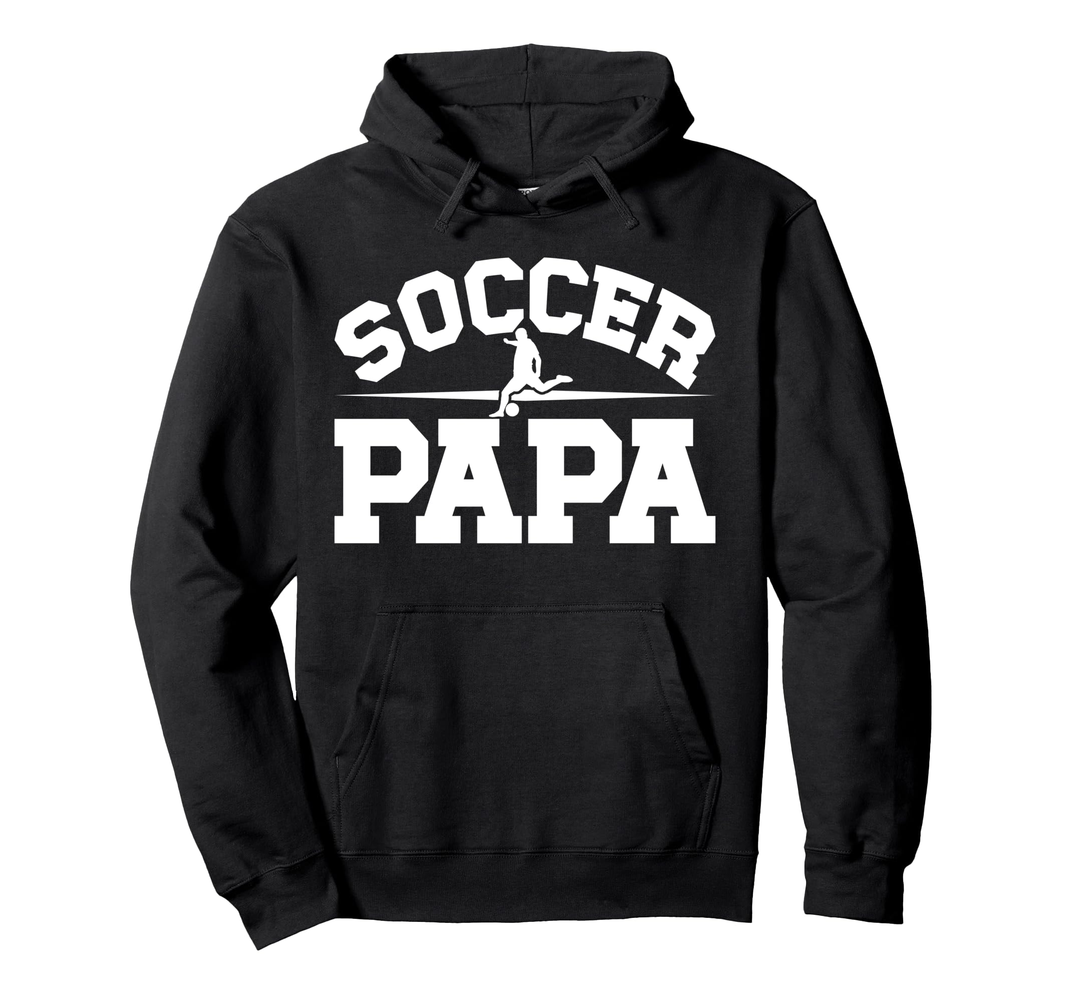Soccer Papa Proud Papa Soccer Player Papa Hoodie - Minimalist Print Unisex - T-Shirt, Sweatshirt, Hoodie
