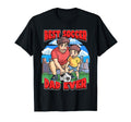 Best Soccer Dad Ever Celebrate Fathers T-Shirt - Aesthetic Graphic Unisex - T-Shirt, Sweatshirt, Hoodie