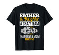Father Daughter Crazy Team Matching T-Shirt - Streetwear Style Unisex - T-Shirt, Sweatshirt, Hoodie