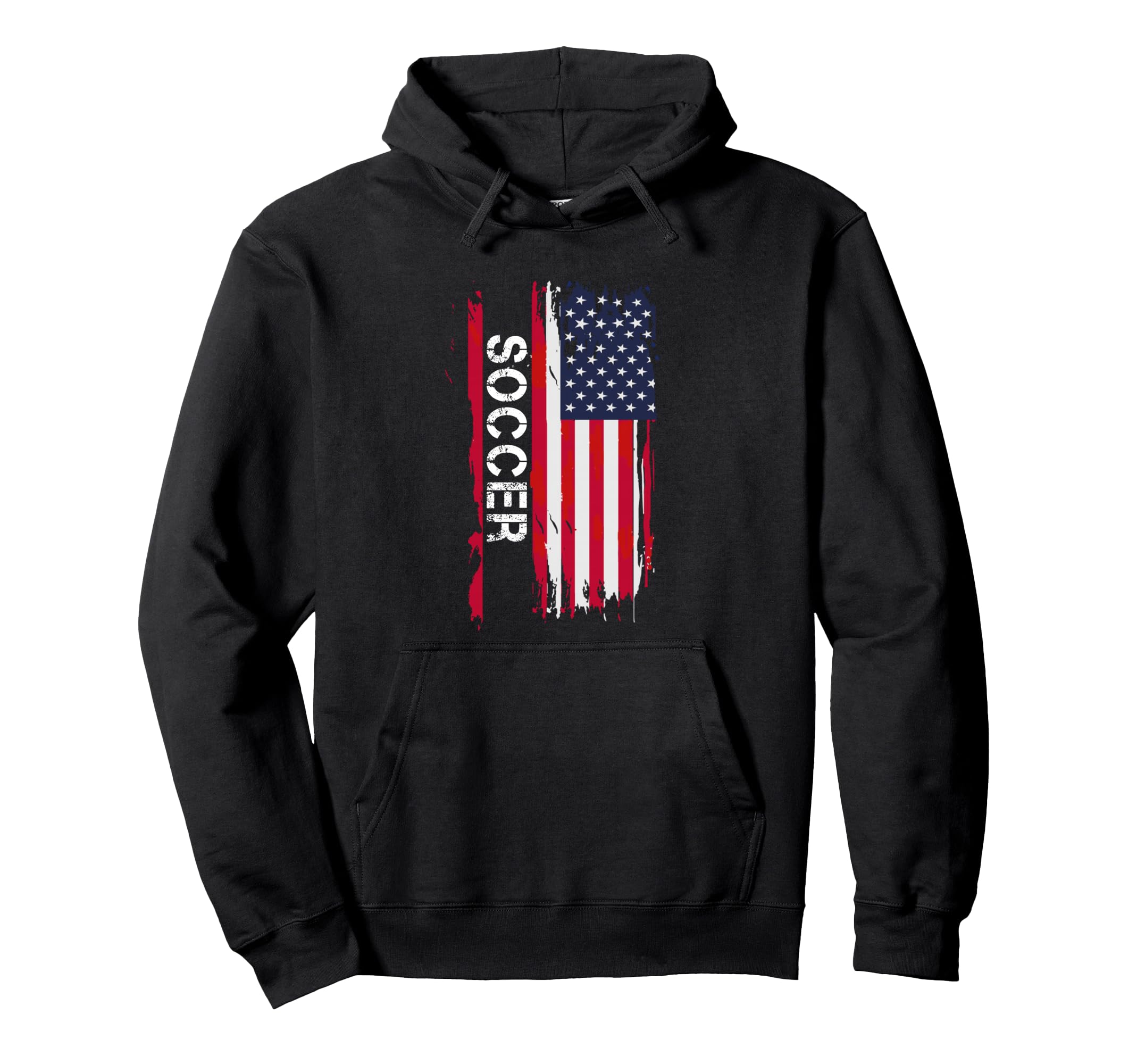 Patriotic Soccer Usa Flag Sweatshirt - Trendy Graphic for Adults - T-Shirt, Sweatshirt, Hoodie