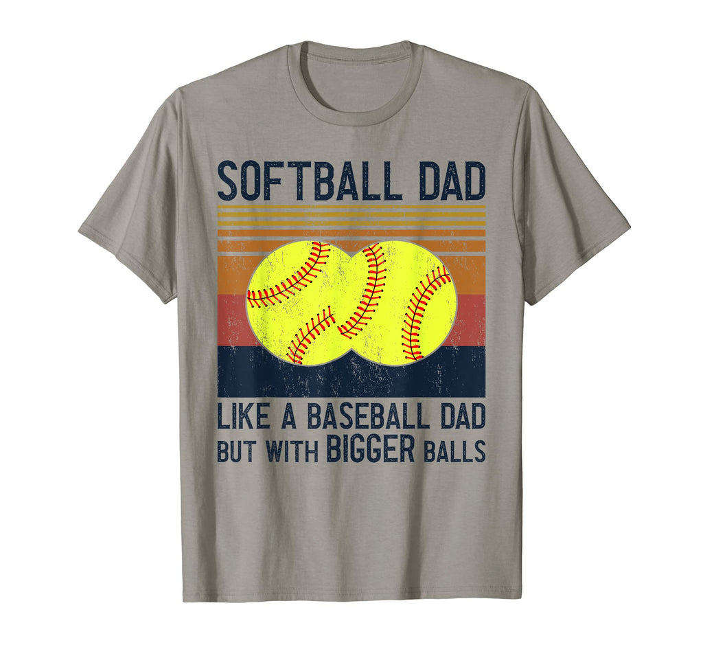 Soft Ball Dad Like Baseball Dad T-Shirt - Casual Everyday Wear for Adults - T-Shirt, Sweatshirt, Hoodie
