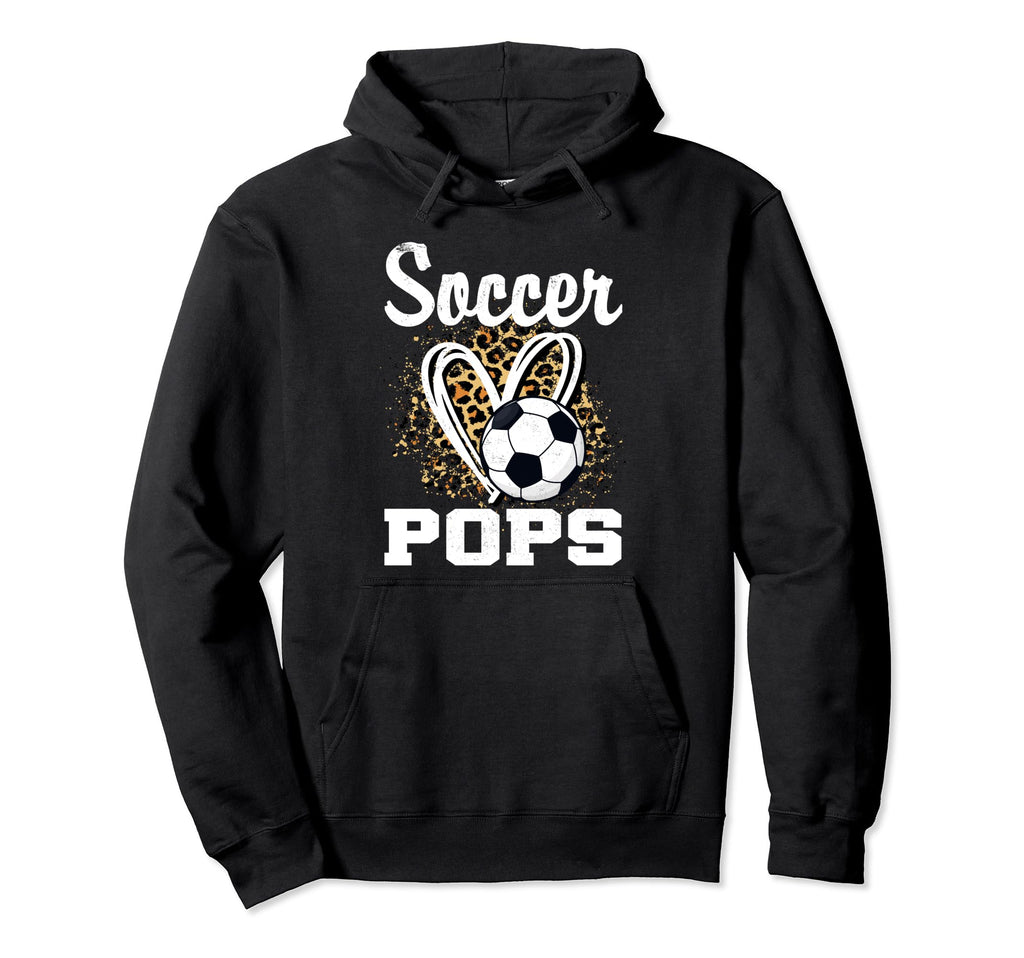 Soccer Pops Leopard Heart Matching Hoodie - Casual Everyday Wear Men Women - T-Shirt, Sweatshirt, Hoodie