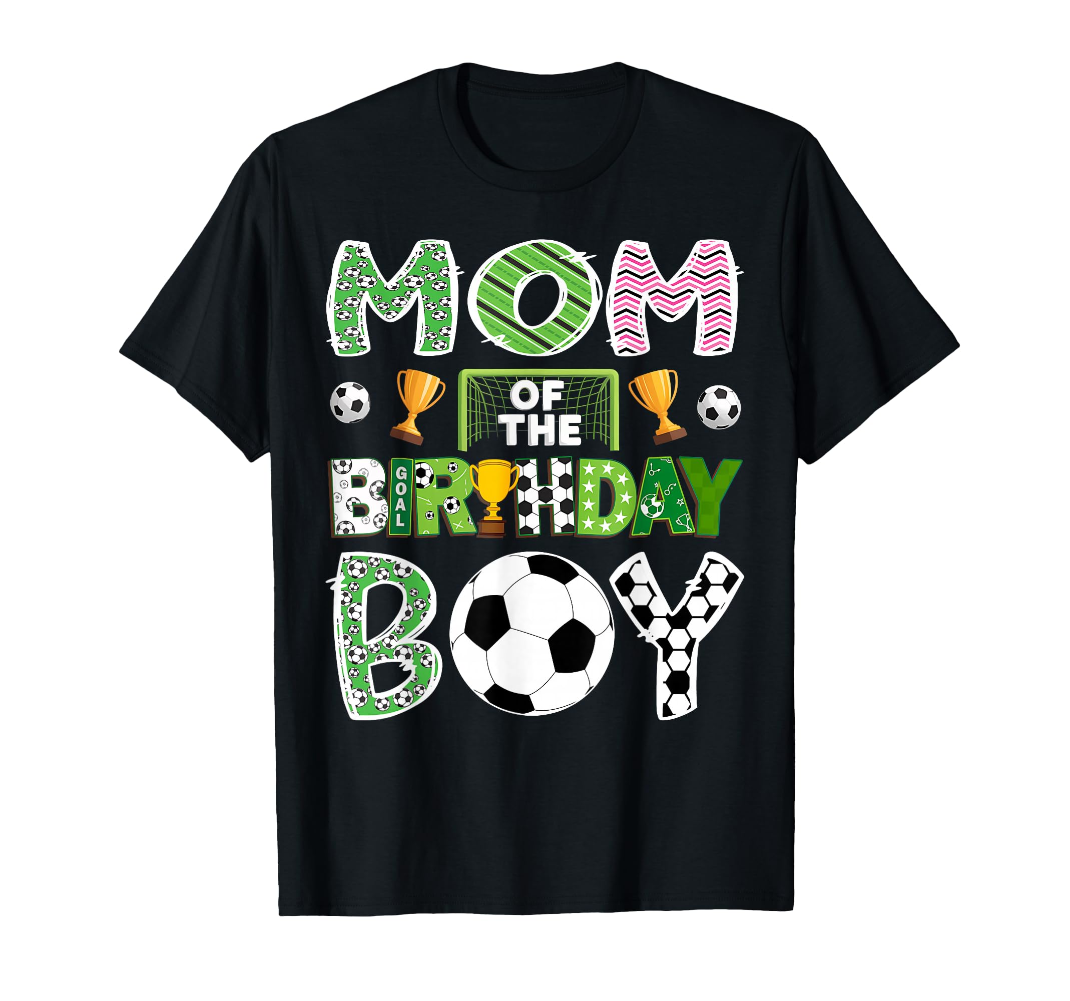 Mom Birthday Soccer Player Game Day T-Shirt - Aesthetic Graphic Men Women - T-Shirt, Sweatshirt, Hoodie