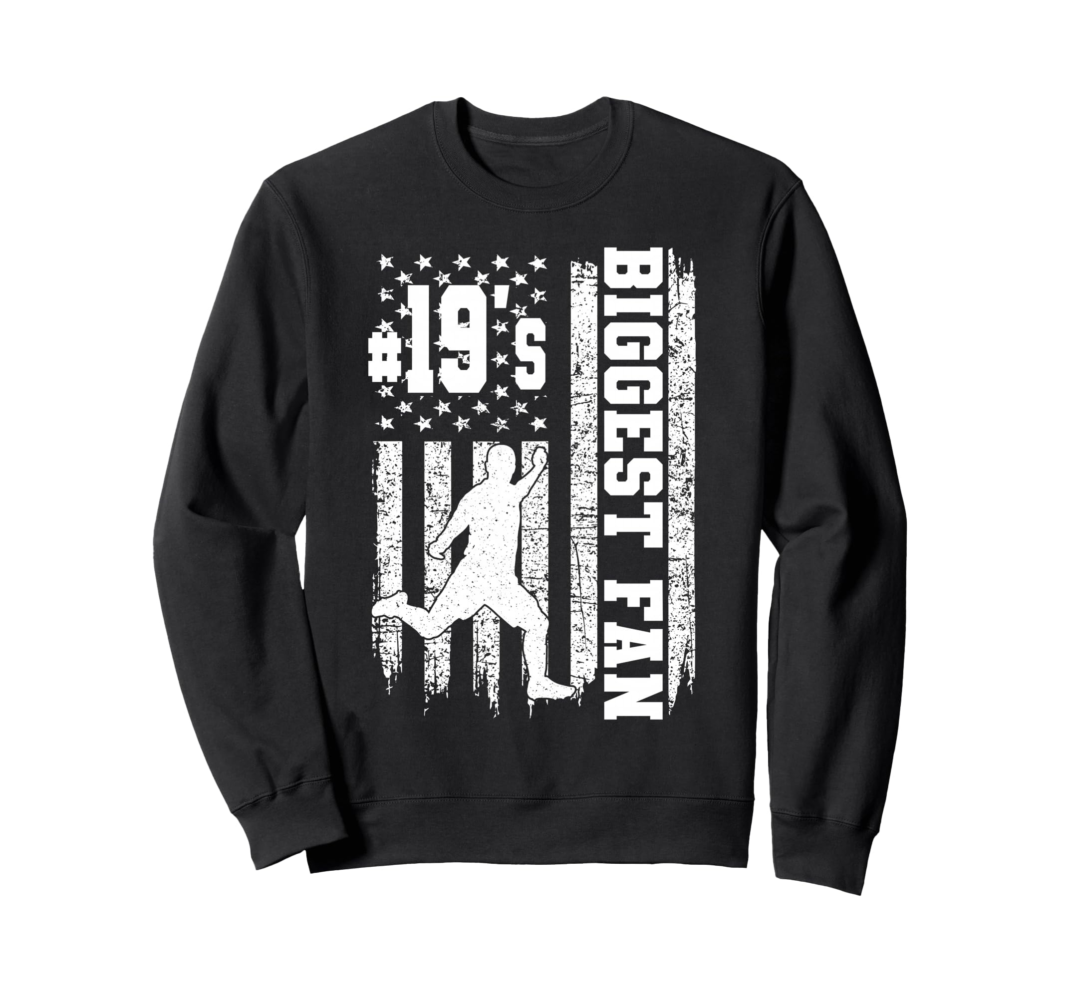 Soccer Biggest Fan Number 19 Proud Sweatshirt - Unique Graphic Men Women - T-Shirt, Sweatshirt, Hoodie