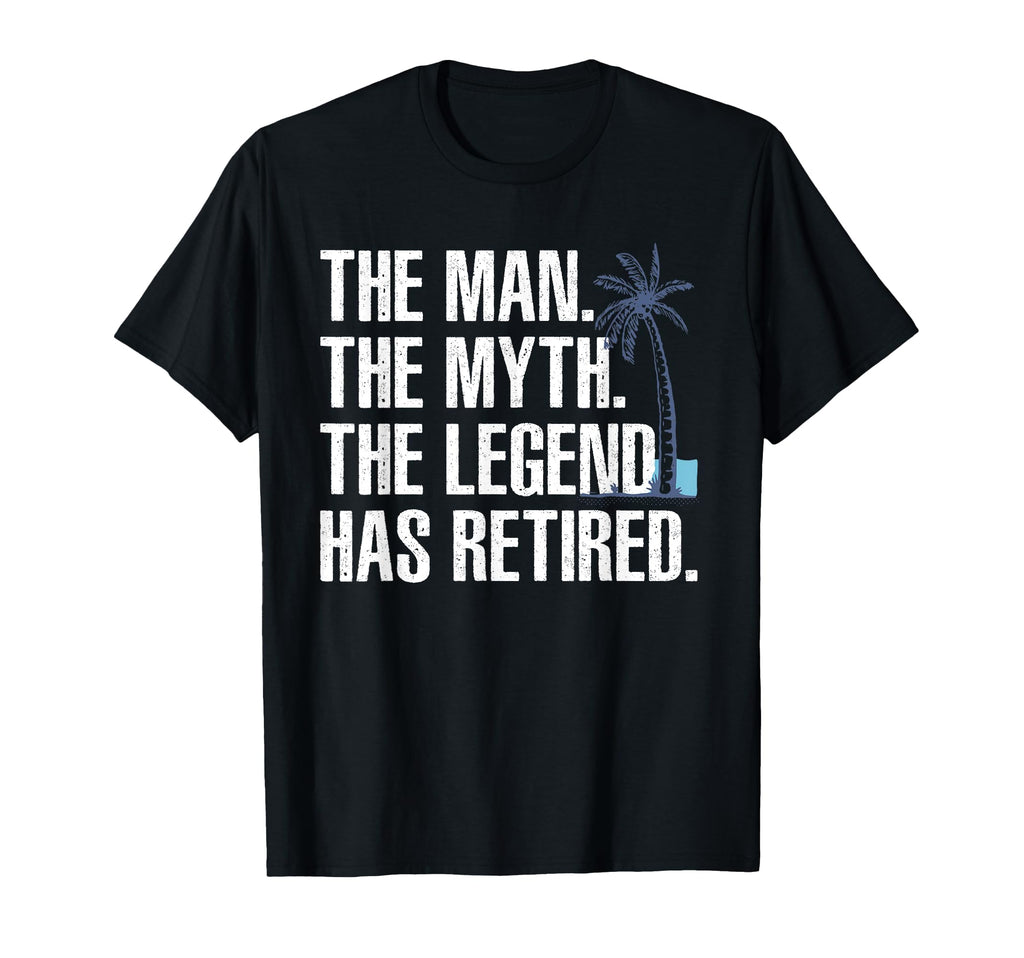 Retirement Grandpa Dad Retired Myth T-Shirt - Unique Graphic Men Women - T-Shirt, Sweatshirt, Hoodie