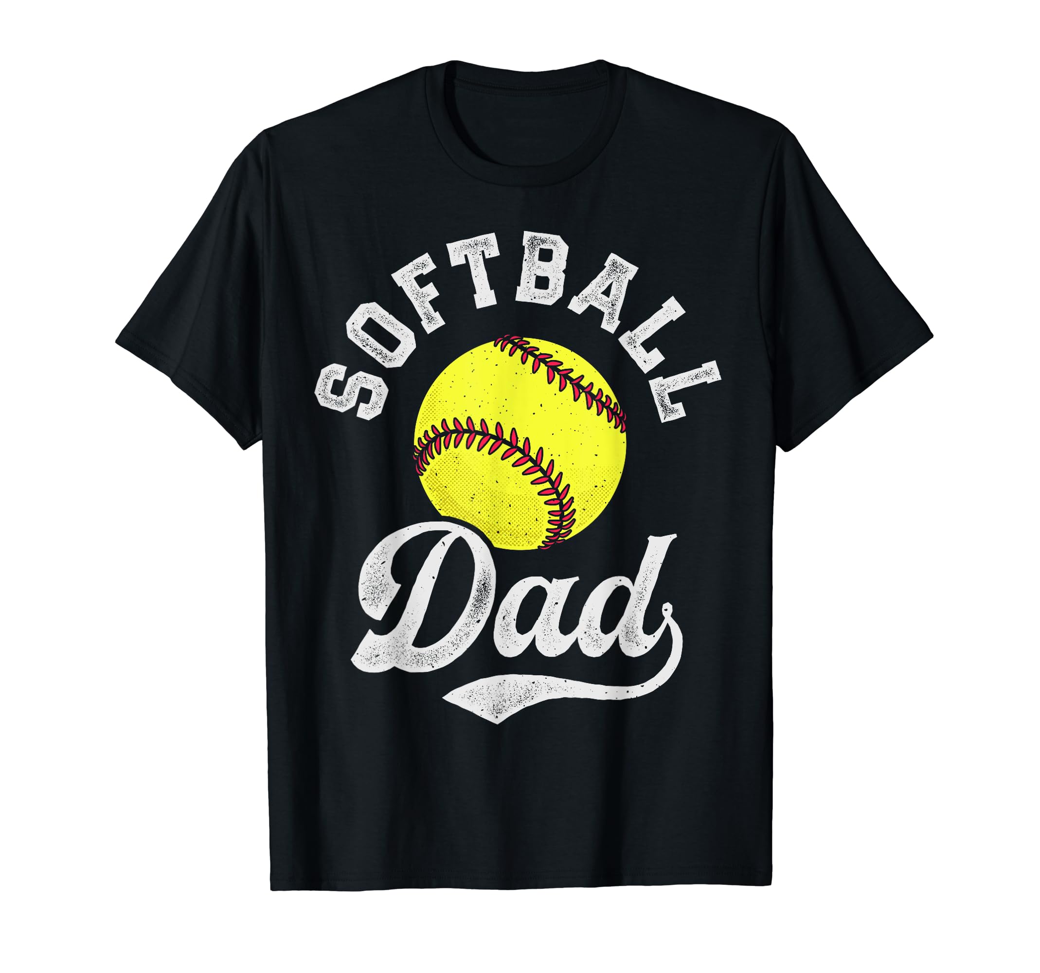 Softball Dad Fathers Day Funny T-Shirt - Trendy Graphic for Adults - T-Shirt, Sweatshirt, Hoodie