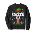 Soccer Elf Funny Family Matching Sweatshirt - Minimalist Print Men Women - T-Shirt, Sweatshirt, Hoodie