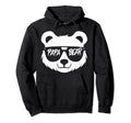 Papa Bear Face Wearing Sunglasses Papa Hoodie - Aesthetic Graphic Unisex - T-Shirt, Sweatshirt, Hoodie