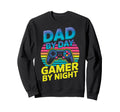 Dad Day Gamer Night Joke Video Sweatshirt - Aesthetic Graphic Men Women - T-Shirt, Sweatshirt, Hoodie