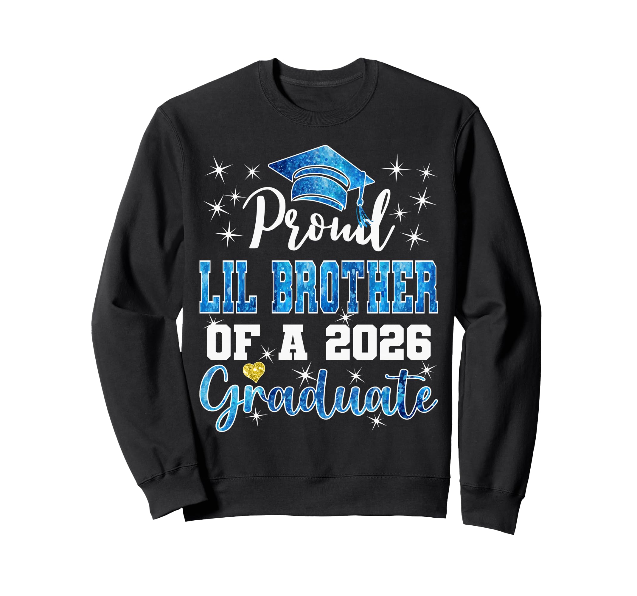 Super Proud Little Brother 2026 Sweatshirt - Minimalist Print for Adults - T-Shirt, Sweatshirt, Hoodie