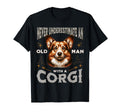 Funny Corgi Dad Grandpa Welsh Corgi Fan T-Shirt - Trendy Graphic Unisex - T-Shirt, Sweatshirt, Hoodie