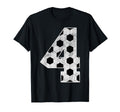 4Th Birthday Party Four 4 Year Old Soccer T-Shirt - Trendy Graphic Unisex - T-Shirt, Sweatshirt, Hoodie