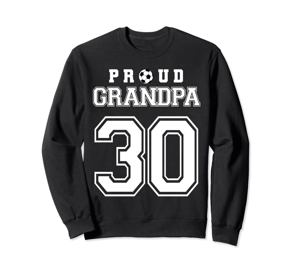 Number 30 Custom Proud Soccer Futbol Sweatshirt - Unique Graphic Unisex - T-Shirt, Sweatshirt, Hoodie