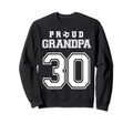 Number 30 Custom Proud Soccer Futbol Sweatshirt - Unique Graphic Unisex - T-Shirt, Sweatshirt, Hoodie