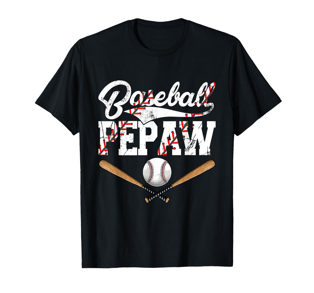 Distressed Baseball Pepaw Family T-Shirt - Unique Graphic for Adults - T-Shirt, Sweatshirt, Hoodie