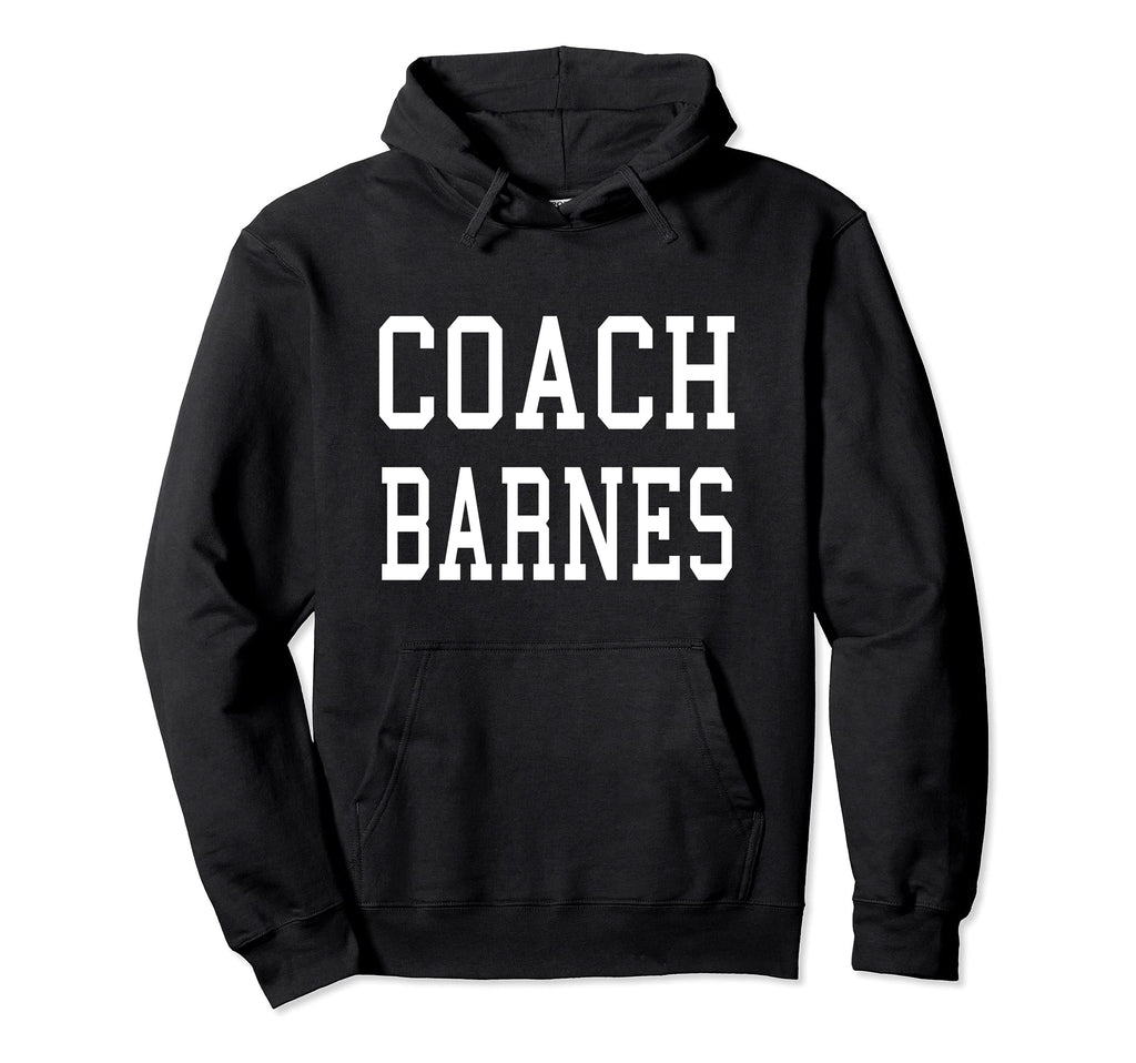 Coach Barnes Custom Football Soccer Hoodie - Minimalist Print Unisex - T-Shirt, Sweatshirt, Hoodie