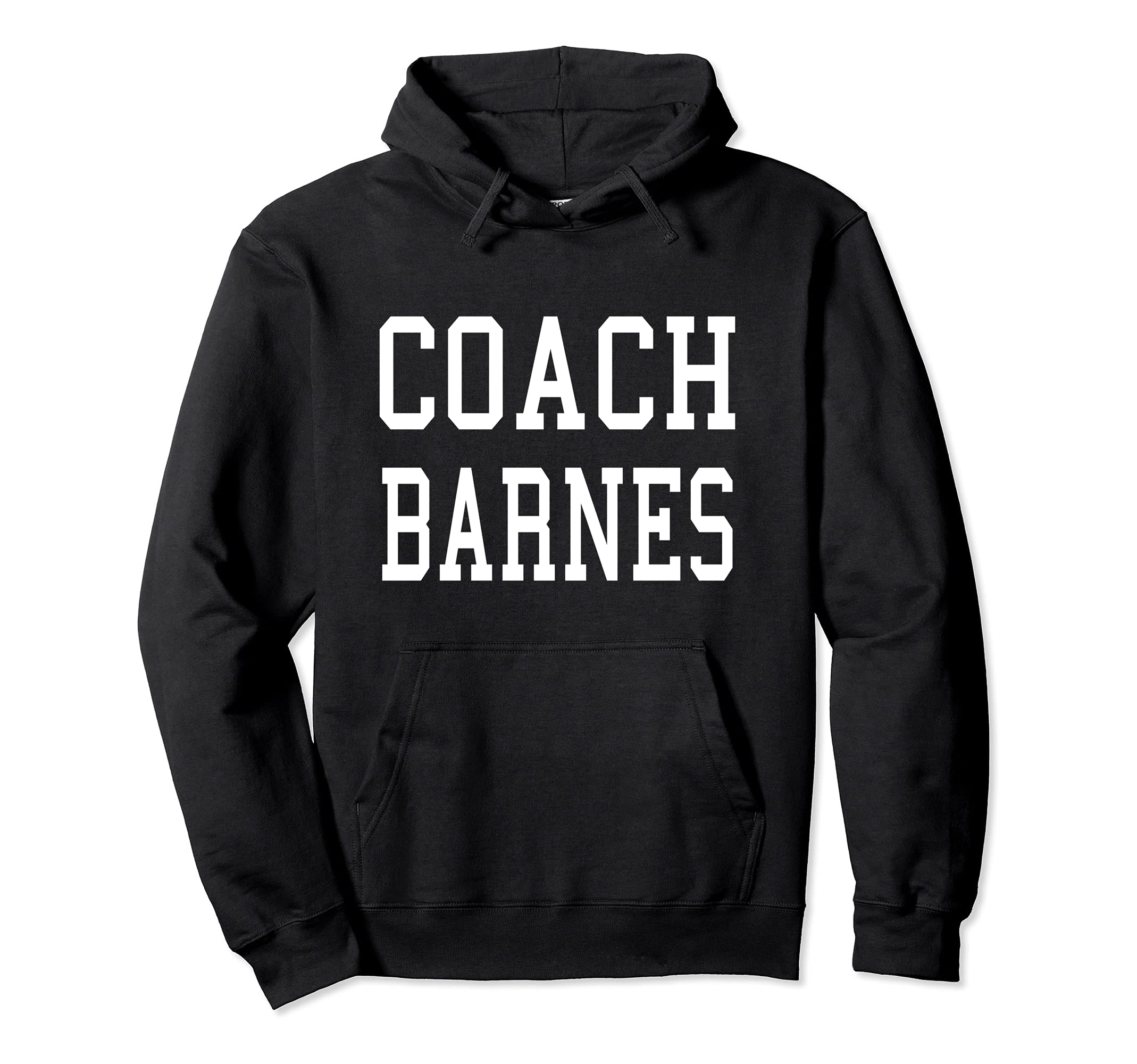 Coach Barnes Custom Football Soccer Hoodie - Minimalist Print Unisex - T-Shirt, Sweatshirt, Hoodie