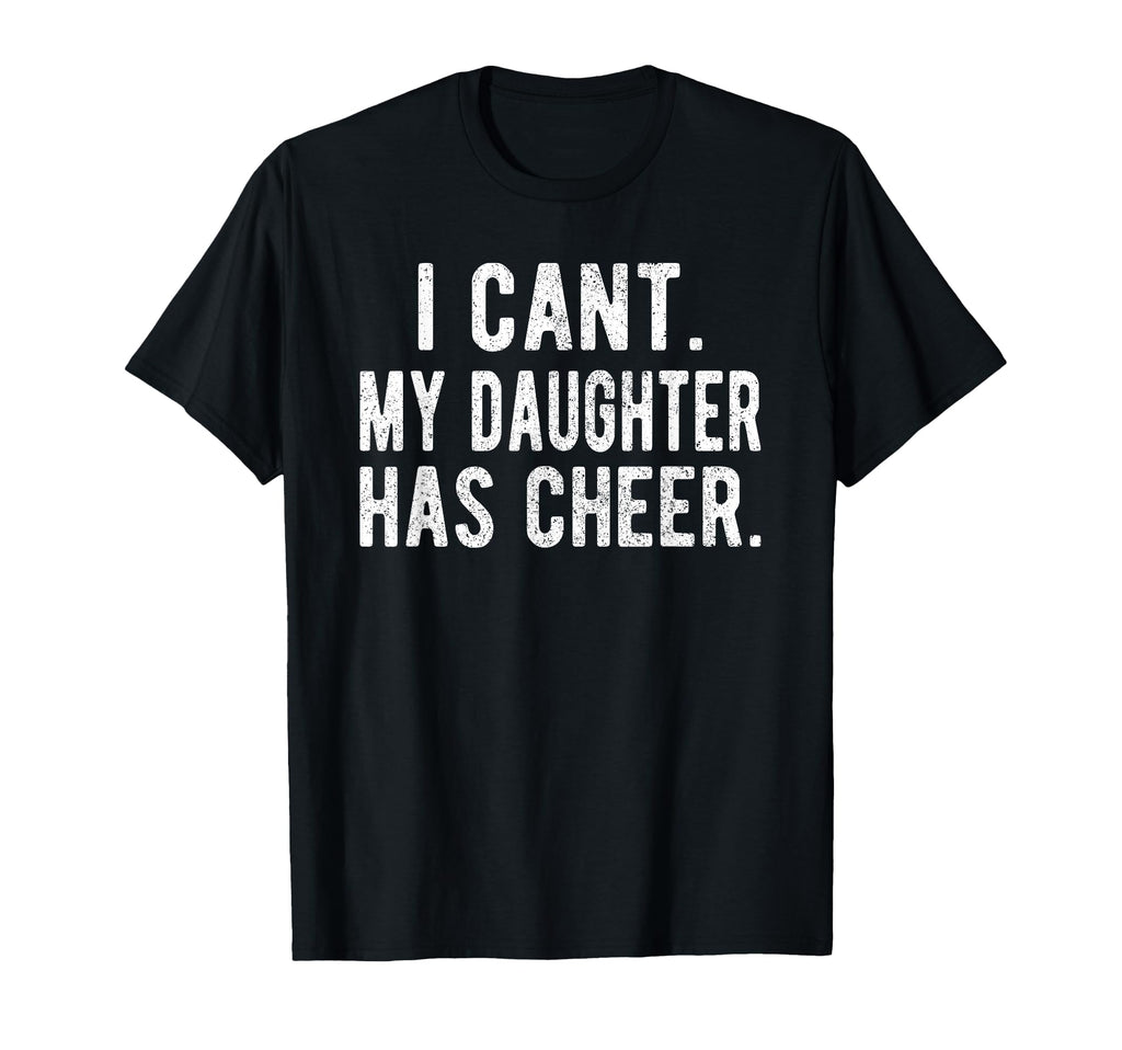 Cheer Dad Daughter Cheerleading Fathers T-Shirt - Minimalist Print Unisex - T-Shirt, Sweatshirt, Hoodie