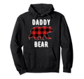 Papa Bear Pyjamas Red Buffalo Hoodie - Casual Everyday Wear for Adults - T-Shirt, Sweatshirt, Hoodie