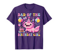 Dad Birthday Axolotl Matching Family T-Shirt - Custom Art Print Unisex - T-Shirt, Sweatshirt, Hoodie
