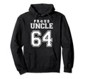 Number 64 Custom Proud Soccer Futbol Hoodie - Aesthetic Graphic Men Women - T-Shirt, Sweatshirt, Hoodie