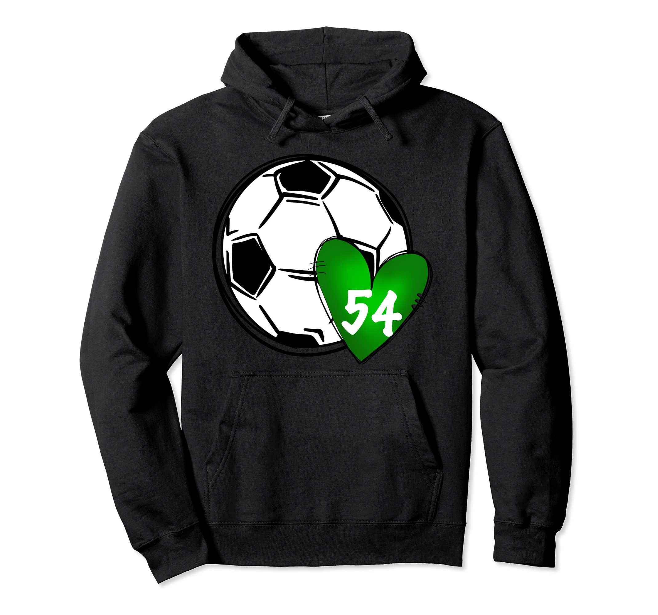 Womens Custom Soccer Mom Number 54 Hoodie - Fun Novelty Design Unisex - T-Shirt, Sweatshirt, Hoodie