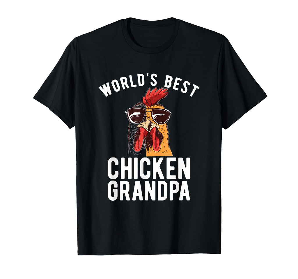 Worlds Best Chicken Grandpa Hen T-Shirt - Minimalist Print for Adults - T-Shirt, Sweatshirt, Hoodie