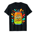 Soda Pop Cartoon Splash Beverage Orange T-Shirt - Trendy Graphic Unisex - T-Shirt, Sweatshirt, Hoodie