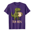 Funny Tea Rex Dinosaur Tea Drinkers T-Shirt - Novelty Apparel for Adults - T-Shirt, Sweatshirt, Hoodie
