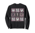 Coquette Bow Preppy Soccer Sweatshirt - Unique Graphic for Adults - T-Shirt, Sweatshirt, Hoodie