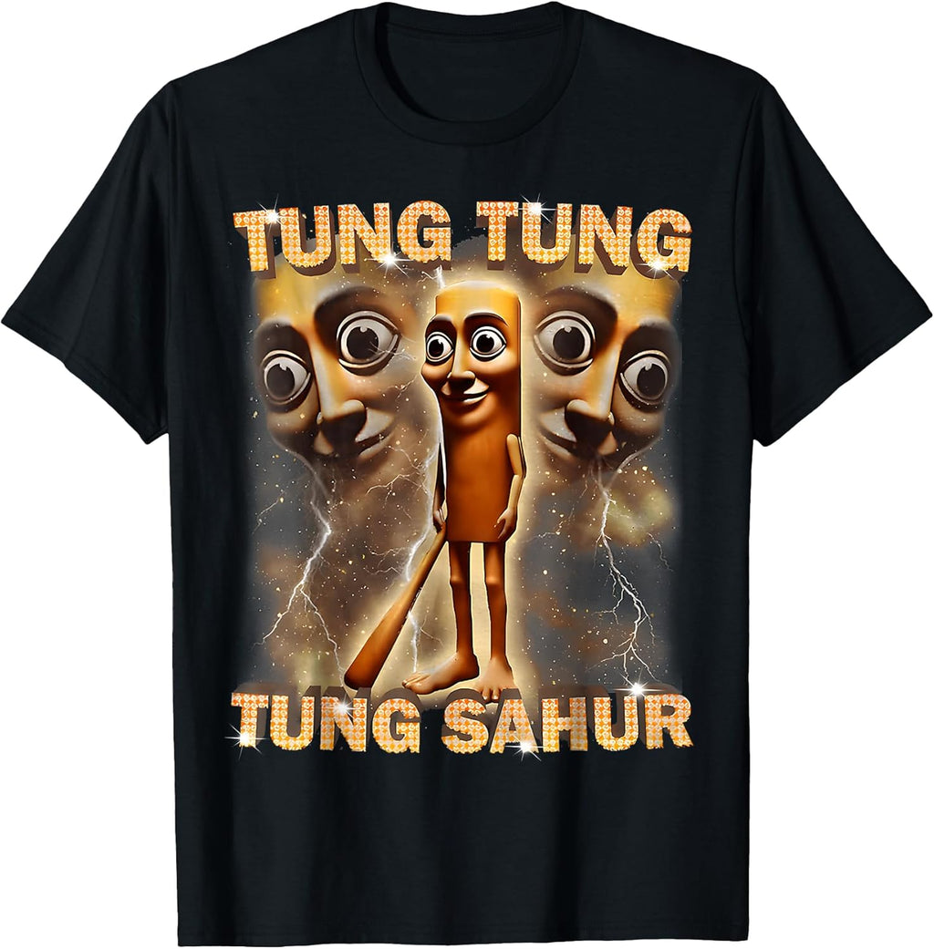 Tung Sahur is Calling Funny Italian Brainrot - Adult & Kids T-Shirts, Sweatshirts & Hoodies apparel design preview 1