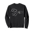 Retriever Dog Tees Dog Mom Dad Sweatshirt - Minimalist Print Unisex - T-Shirt, Sweatshirt, Hoodie