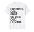 Husband Dad Papa 98 Year Old Legend Dad T-Shirt - Trendy Graphic Unisex - T-Shirt, Sweatshirt, Hoodie