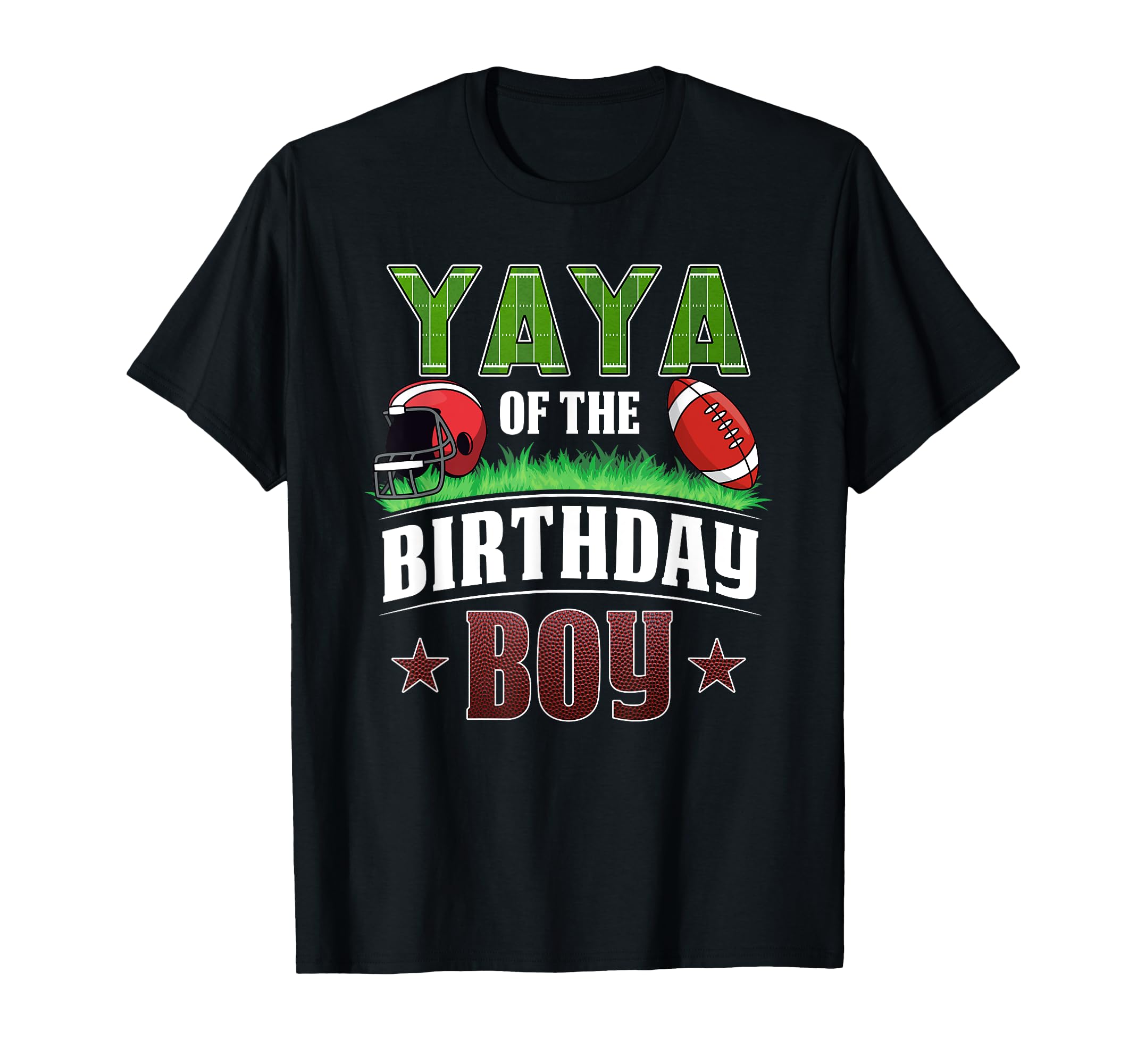 Yaya Birthday Football Party Family T-Shirt - Streetwear Style Unisex - T-Shirt, Sweatshirt, Hoodie