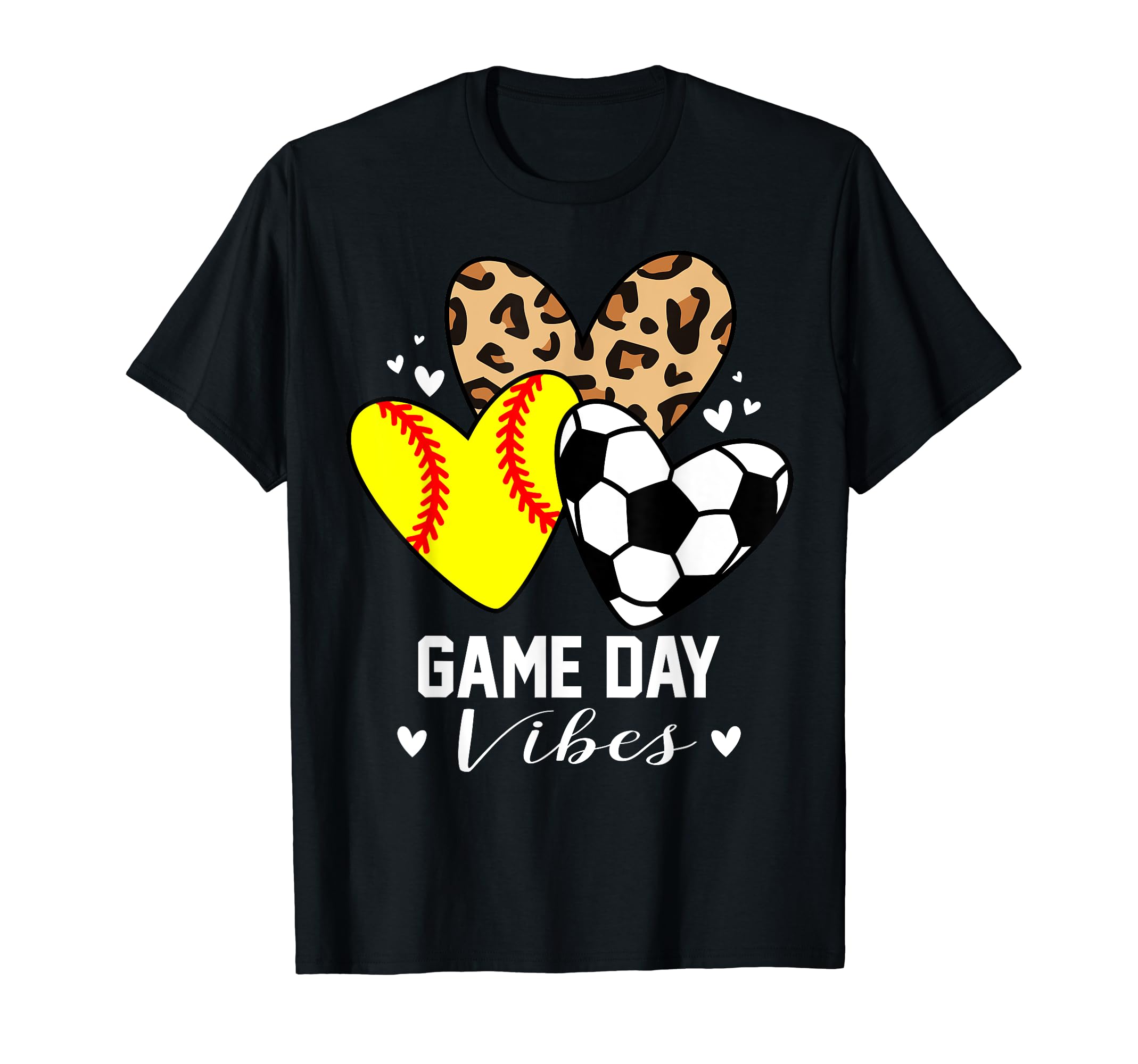 Game Day Vibes Funny Soccer Softball T-Shirt - Aesthetic Graphic Men Women - T-Shirt, Sweatshirt, Hoodie