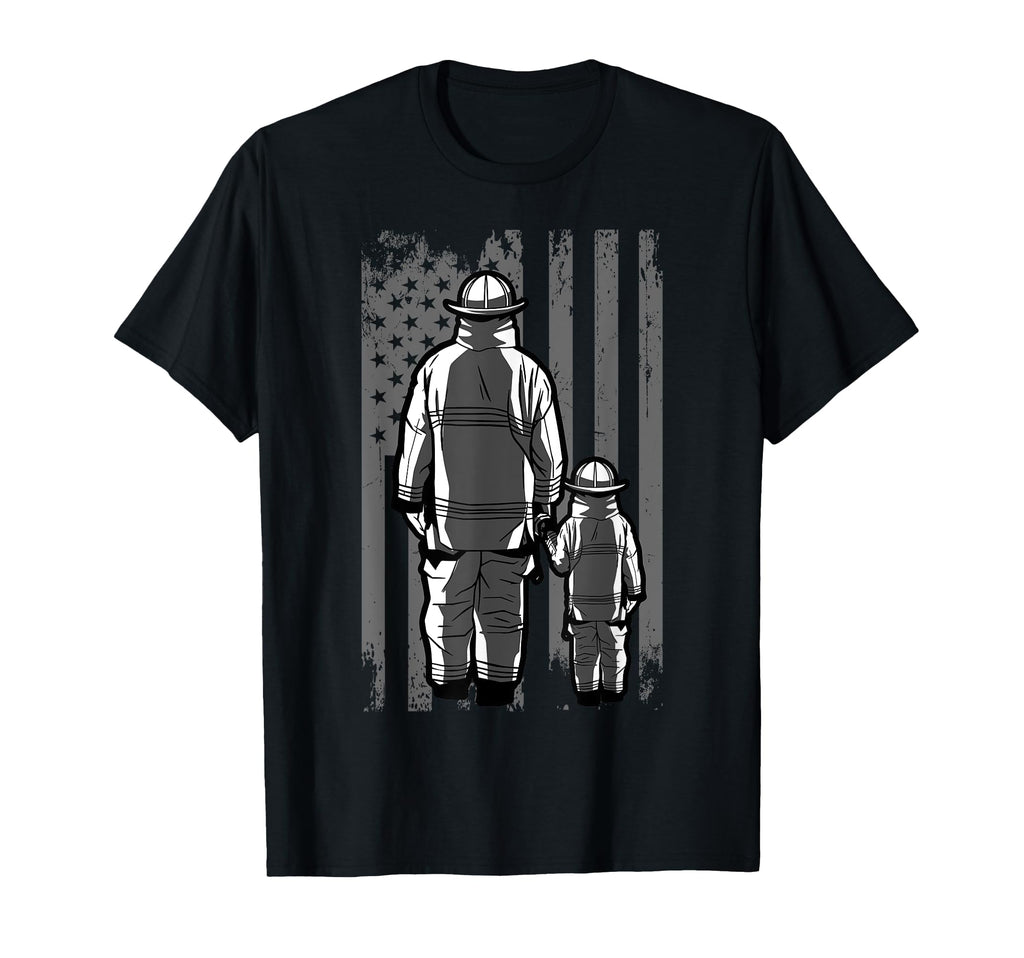 Firefighter Dad Firefighting T-Shirt - Casual Everyday Wear for Adults - T-Shirt, Sweatshirt, Hoodie