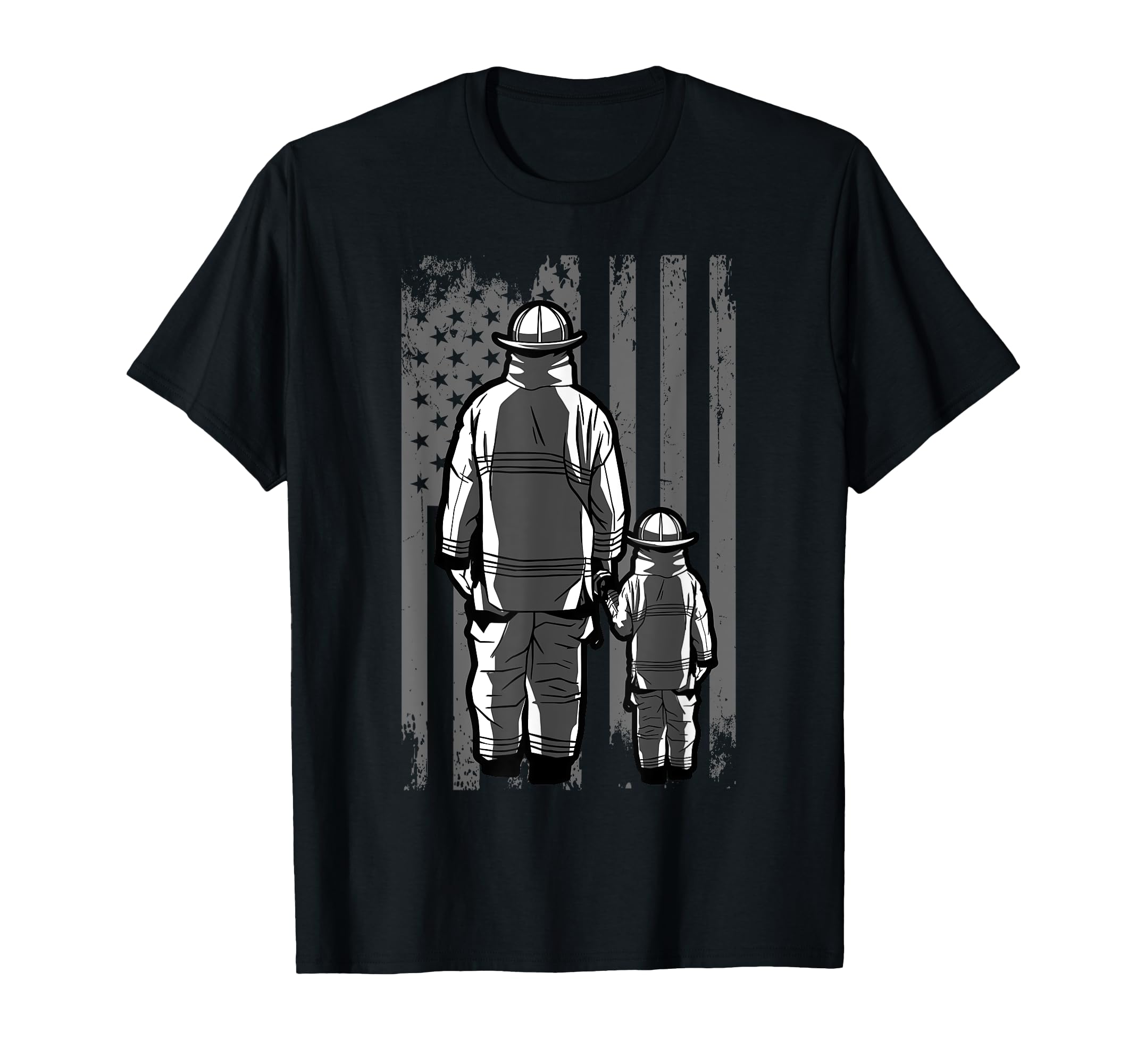 Firefighter Dad Firefighting T-Shirt - Casual Everyday Wear for Adults - T-Shirt, Sweatshirt, Hoodie