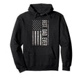 Best Dad Ever Us American Flag Gifts Hoodie - Fun Novelty Design Unisex - T-Shirt, Sweatshirt, Hoodie