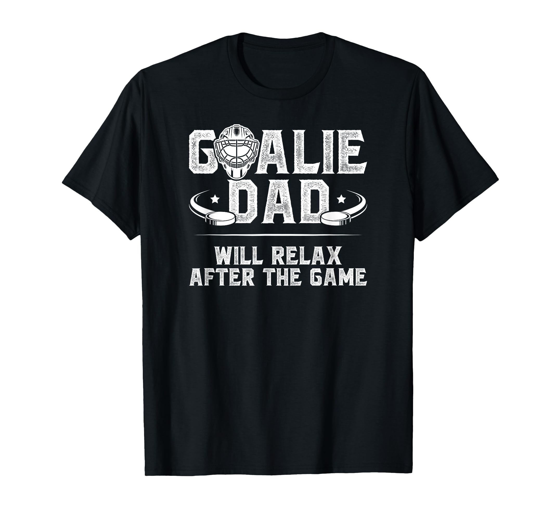 Funny Hockey Goalie Dad Ice Hockey T-Shirt - Trendy Graphic Men Women - T-Shirt, Sweatshirt, Hoodie