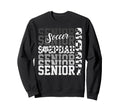 Senior 2027 Soccer Stepdad Proud Sweatshirt - Custom Art Print Men Women - T-Shirt, Sweatshirt, Hoodie