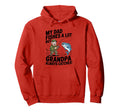 Funny Grandpa Fishing Always Catches Hoodie - Casual Everyday Wear Unisex - T-Shirt, Sweatshirt, Hoodie
