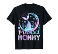 Mermaid Mommy Funny Birthday Party T-Shirt - Minimalist Print Unisex - T-Shirt, Sweatshirt, Hoodie